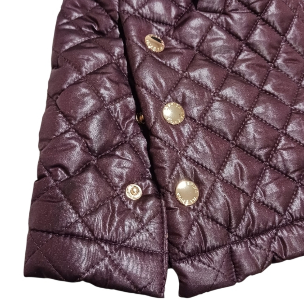 Via Spiga Quilted Clip Belt Coat - Picture 8 of 11